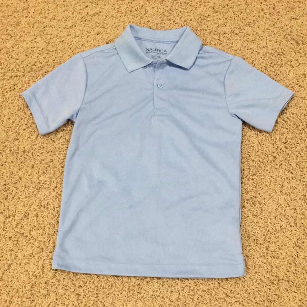 Nautica Kids Light Blue Short-Sleeve Polo